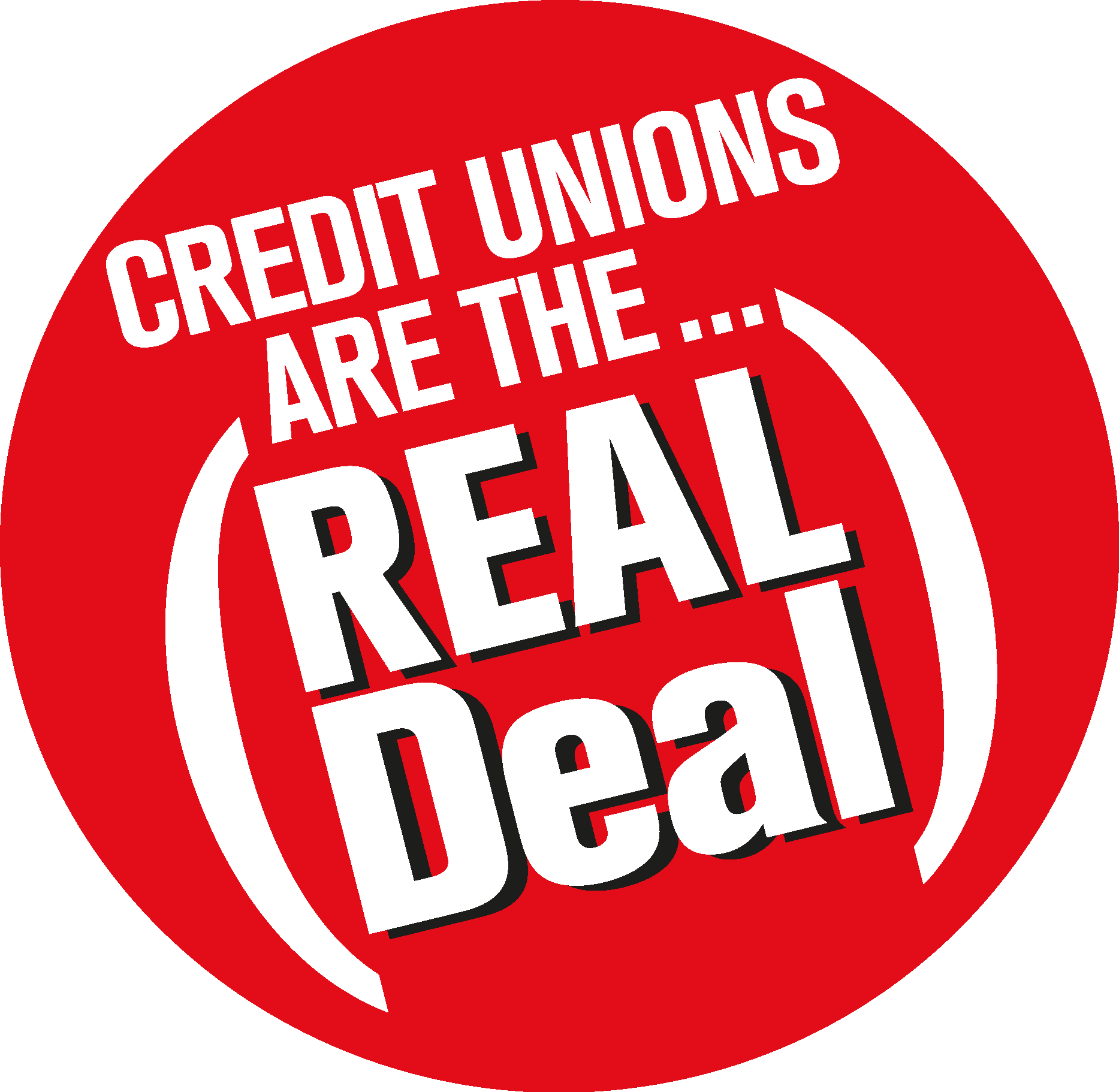 Credit Unions Are TheтАж Real Deal Logo Vector Logo